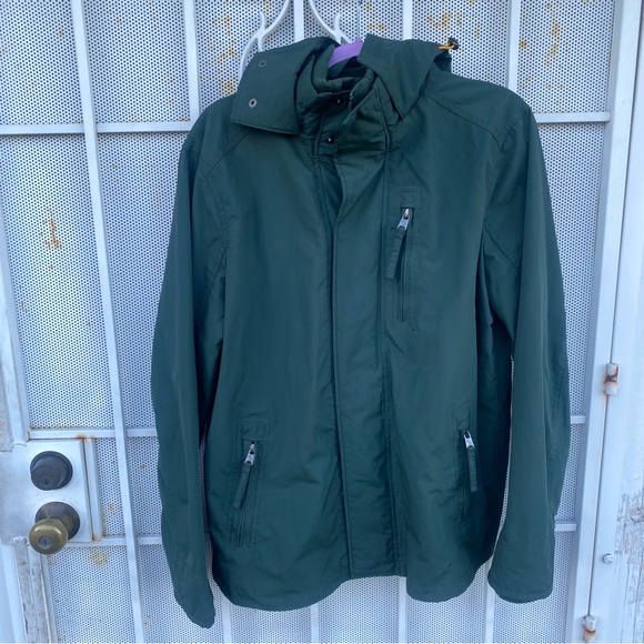 Rose Pistol women’s L hooded jacket zipper & snap close vintage fit mesh lining - Picture 1 of 8